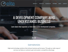 Tablet Screenshot of elitebusinesssolutions.com